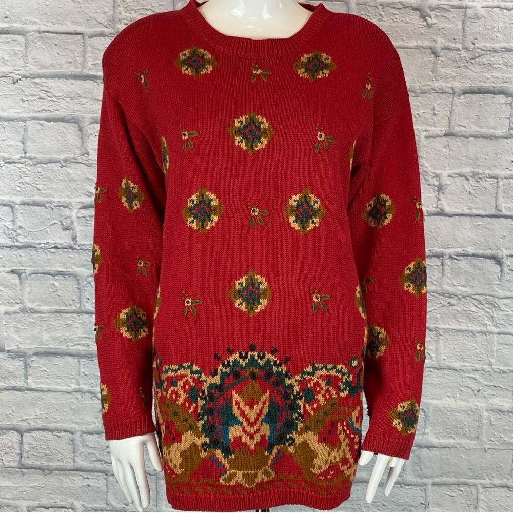 Vintage 1992 The Eagles Eye Ornate Sweater